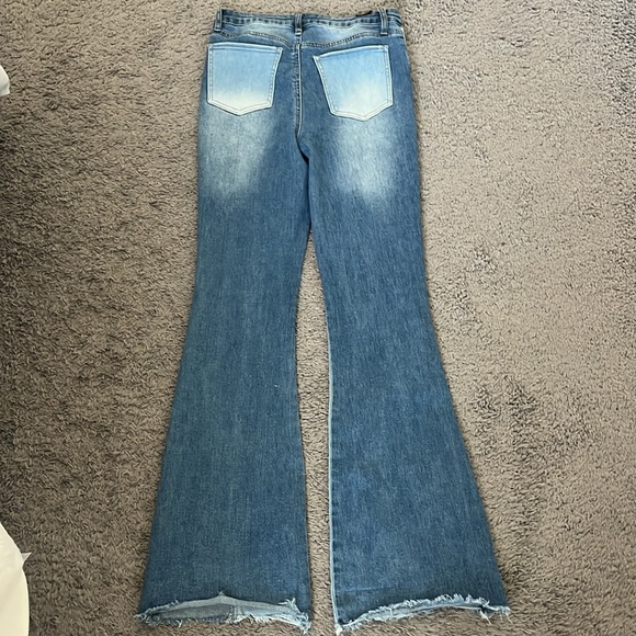 Multi-Wash High Waisted Flare Jeans (Size 3) - Picture 4 of 4